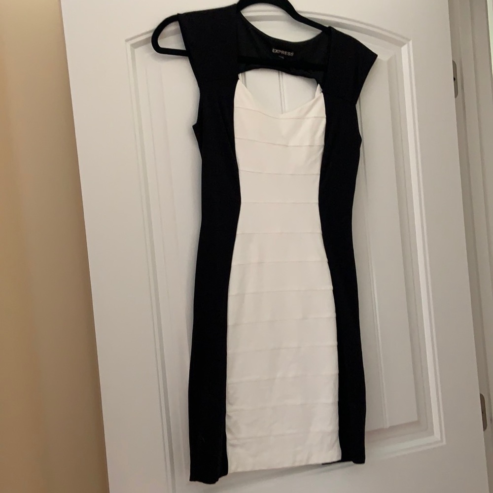 Express ponte knit dress